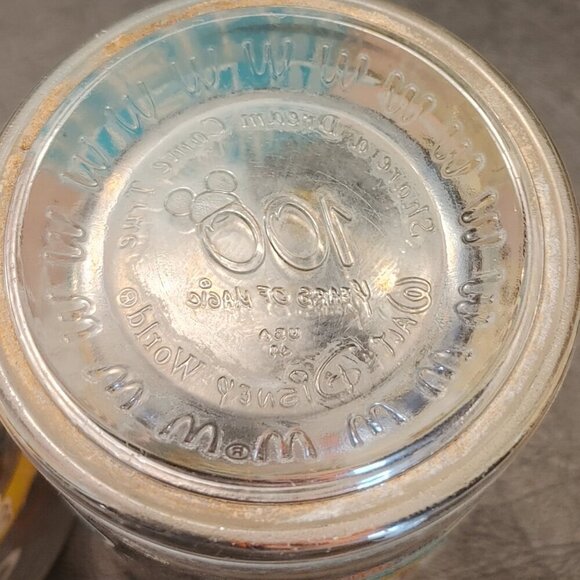 VINTAGE DISNEY 100 YEARS OF MAGIC SHARE A DREAM COME TRUE GLASSES - MCDONALD'S - Picture 6 of 8